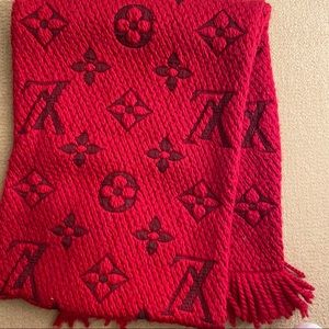 Louis Vuitton Logomania Wool Scarf